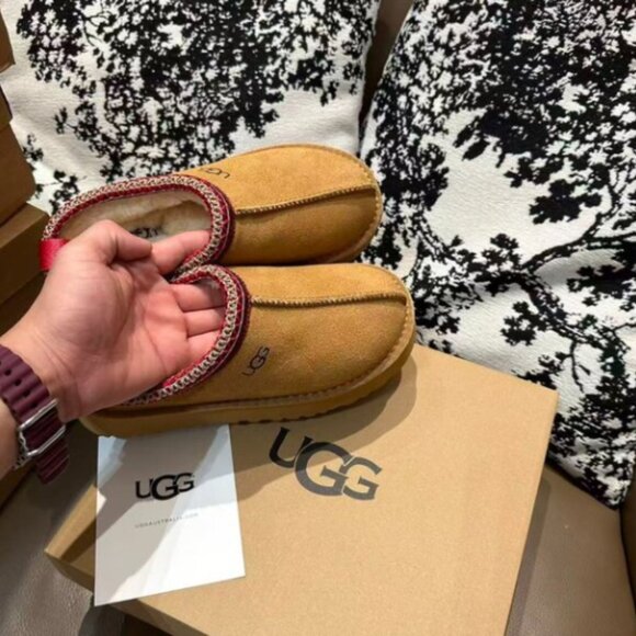 UGG Tazz Chestnut Platform Mule Clog Slipper - Picture 6 of 9